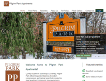 Tablet Screenshot of pilgrimpark.com